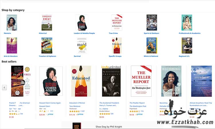 نحوه فروش آمازون