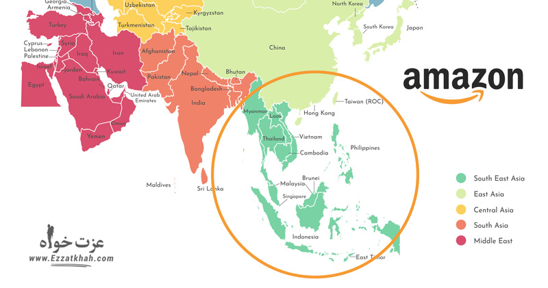 فروش محصول در آسیای جنوب شرقی